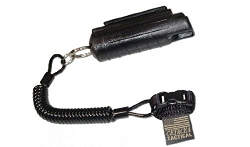 Cetacea Quick Release Molle Tether, Mini Coil - Black
