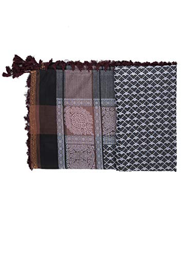 Image of Merewill Cotton Shemagh Tactical Desert Wrap Keffiyeh Head Neck Arab Scarf For Men 49 inchx49 inch