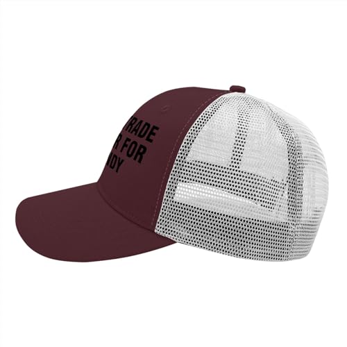 I'd Trades Sister for Candy Sun Hat Camping Cap for Girlfriends Black3