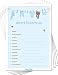 Baby Word Scramble Game Cards (Pack of 50) - Baby Shower Games Ideas for Boy - Party Activities Supplies