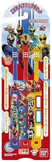 BANDAI（BANDAI）儿童牙刷3支套装 数字战队GoJranger 适用年龄3岁以上