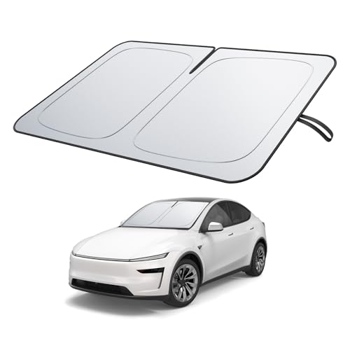 Pare-brise avant Tesla Model Y protégé du soleil pour des trajets d'été frais