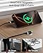 Magtame StayCable 2Pack USB A to USB C Cable with Magnetic Holder 5FT, 3A Fast Charging Type-C Charger Cord, Anti-Drop Nylon Braided Cable for iPhone 17/16, Galaxy, Bedside, Desk, Car Cord Management