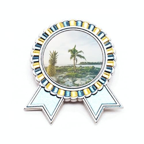 Broche médaille de lauréat M métal pour remplacer les trophées encombrants