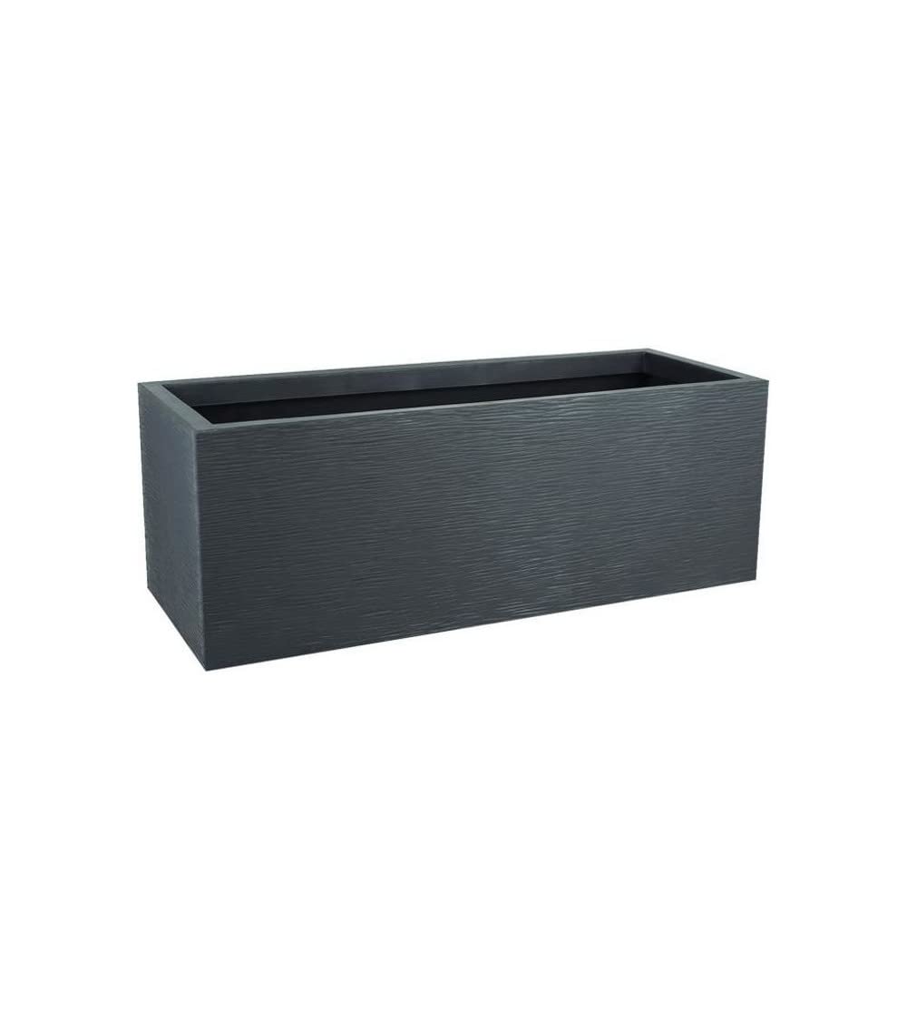 EDA PLASTIQUE Jardiniere Graphit Up - 57 L - 79,​5 x 29,​5 x 29,​5 cm - Gris Anthracite