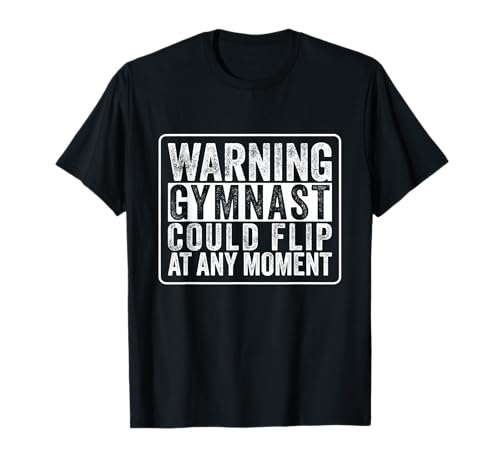Warning Gymnast Boys T-Shirt