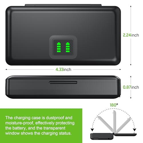 image for ZODELOW NP-BG1 Battery(2-Pack) and Charger(2CH) Set,Digital Camera Acc