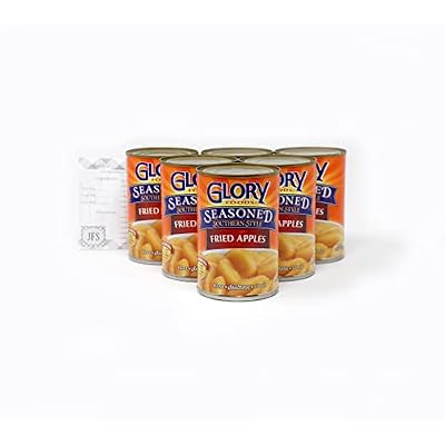 Glory Fried Apples, 6-14.5 Ounce Cans Bundled with a JFS Recipe Card