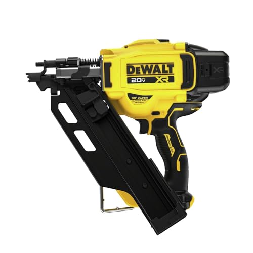 Dewalt DCN930B 20V MAX Brushless Lithium-Ion 30-Degree Cordless Paper Tape Framing Nailer (Tool Only)