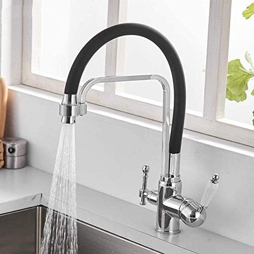 Filtre à eau pure robinets d'évier de cuisine noir mitigeur 82018 - 3