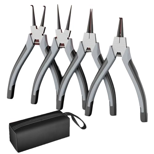4 piezas de alicates de anillo para solucionar atascos de rodamientos 5