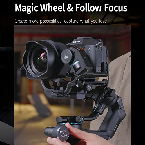 FeiyuTech Gimbal for DSLR Camera (SCORP C Official) | 3 Axis Handheld Camera Gimbal for Sony, Canon, Panasonic Nikon, Fujifilm Mirrorless Camera | Remote, Magic Wheel, Rear Grip | 2.5 Kg Payload - Image 8