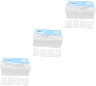 BESTOYARD 3240 Peças Almofadas De Algodão Para O Rosto Almofadas De Algodão Cosméticas Para Cuidados Com A Almofadas De Algodão Texturizadas Almofadas De Algodão Para Maquiagem