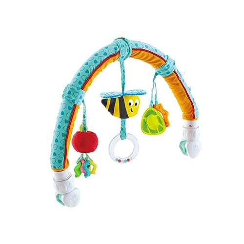 Brinquedo de carrinho de criança - arco de carrinho de bebê de atividade com brinquedos de animais -