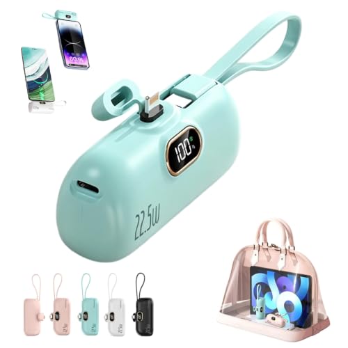 Mini Power Bank 5000mah, Pequeño Power Bank for Viajes