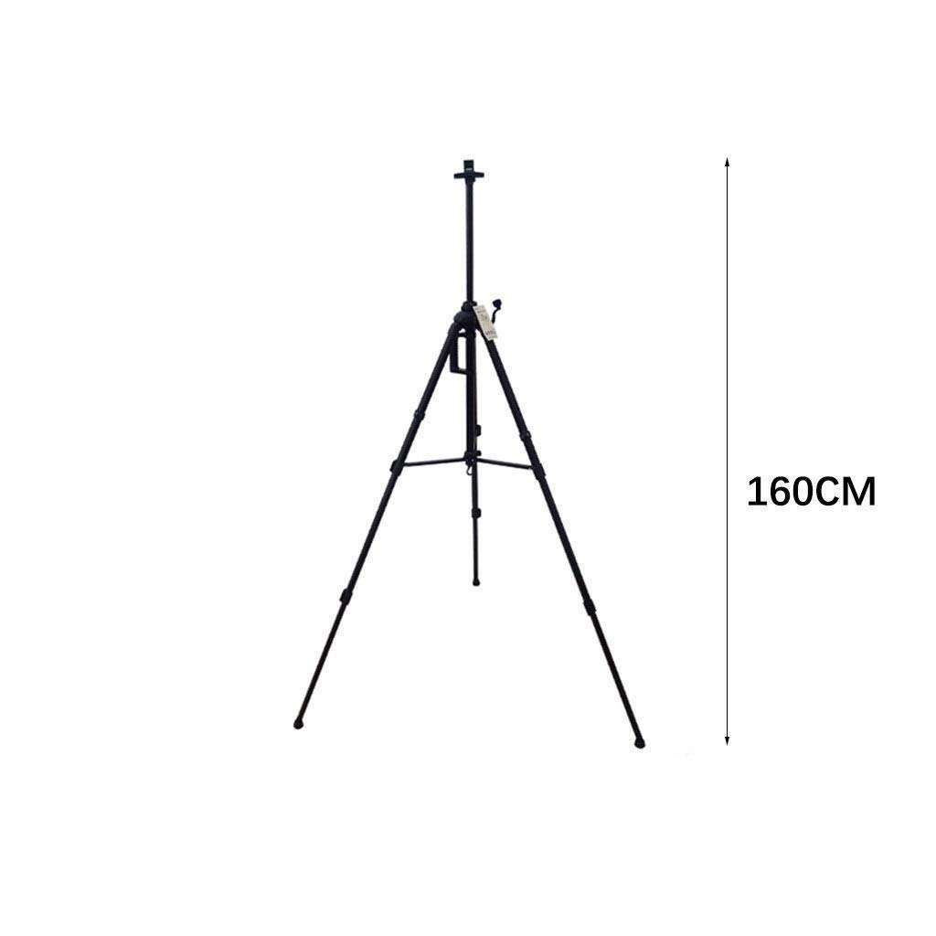 Cavalletto in Alluminio per Esterni, cavalletto per artisti, cavalletto Pieghevole Portatile Regolabile, Nero