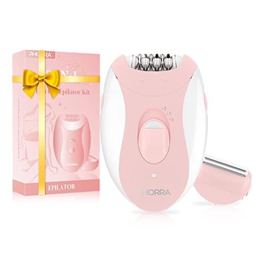 Epilator for Women, [2 in 1] Epilator Hair Removal with Electric Razor, Cordless Women Electric Tweezers with 18 for Dry Use, Portable Epilator for Women with LED for Legs, Arms, Armpit