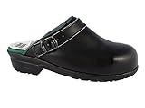  MB Clogs Küchen- Klinikclogs mit Stahlkappe schwarz