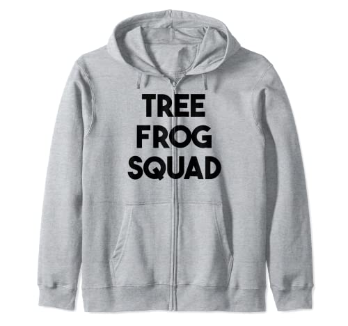 Tree Frog Squad - Albero rana amante divertente Felpa con Cappuccio