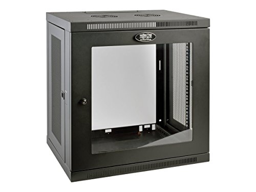 Tripp Lite 12U Wall Mount Rack Enclosure Server Cabinet with Acrylic Glass Window, 16.5
