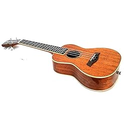 KEPOHK Ukulélé 23 pouces 4 cordes Full Solid Concert acajou Highgloss Mini guitare acoustique électrique 23 pouces installation-ramassage - Les Beatles, Paul McCartney, John Lennon, RIngo Starr, George Harrison KEPOHK Ukulélé 23 pouces 4 cordes Full Solid Concert acajou Highgloss Mini guitare acoustique électrique 23 pouces installation-ramassage – Image 4