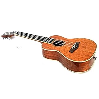 KEPOHK Ukulélé 23 pouces 4 cordes Full Solid Concert acajou Highgloss Mini guitare acoustique électrique 23 pouces installation-ramassage - Les Beatles, Paul McCartney, John Lennon, RIngo Starr, George Harrison KEPOHK Ukulélé 23 pouces 4 cordes Full Solid Concert acajou Highgloss Mini guitare acoustique électrique 23 pouces installation-ramassage – Image 4