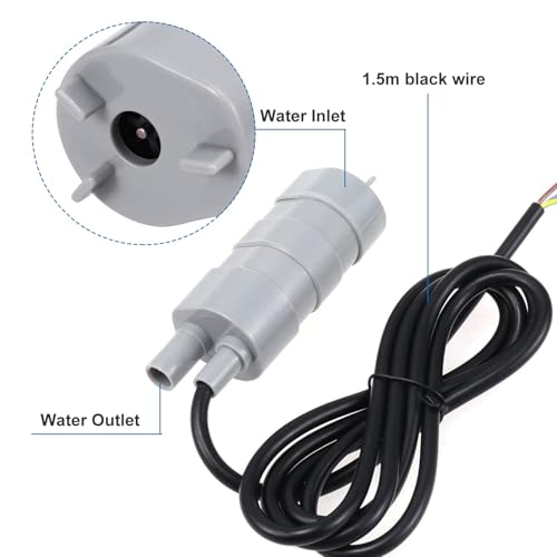 Miniatura 5 de Difcul Bomba De Agua Sumergible De 12v, 840l H Alto Flujo Para Autocaravanas Estanque Acuario Fuentes, De Mesa Jardines De Agua, Bomba De Sistemas Hidropónicos