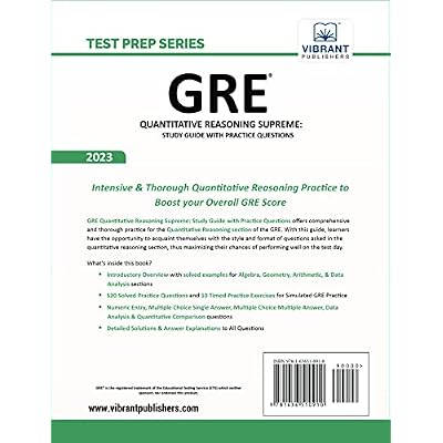 GRE Quantitative Reasoning Supreme: Study Guide with Practice Questions (Test Prep) Study Guide Edition