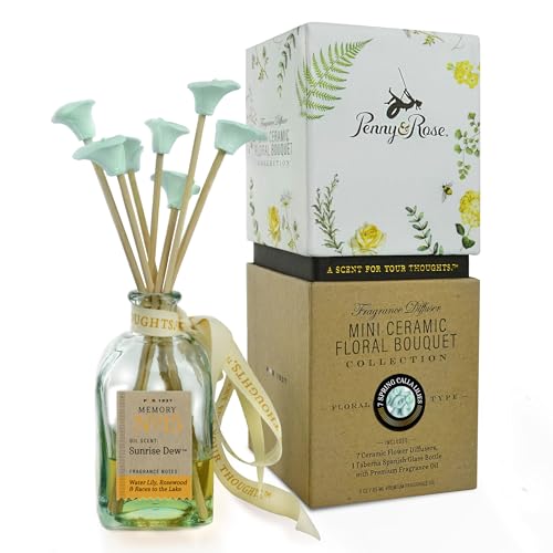 Difusor Cerámico Penny & Rose Calla Lily, aroma Sunrise Dew miniatura 1