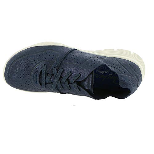 Skechers Women's Seager Major League Perfed Metallic Lace Up Jogger3