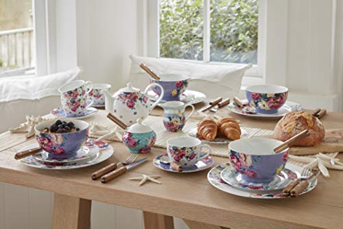 Tetera de porcelana Mikasa Clovelly de 1 litro para llenar de alegría tu hogar 5