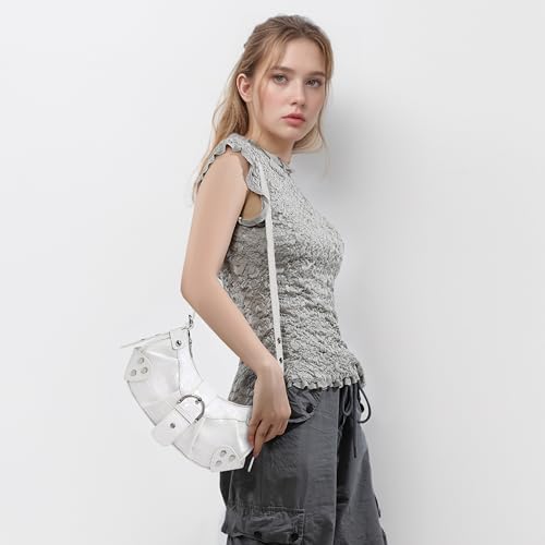 Convertible Genuine Leather Hobo Bag for Women - Adjustable Crossbody Shoulder Purse2