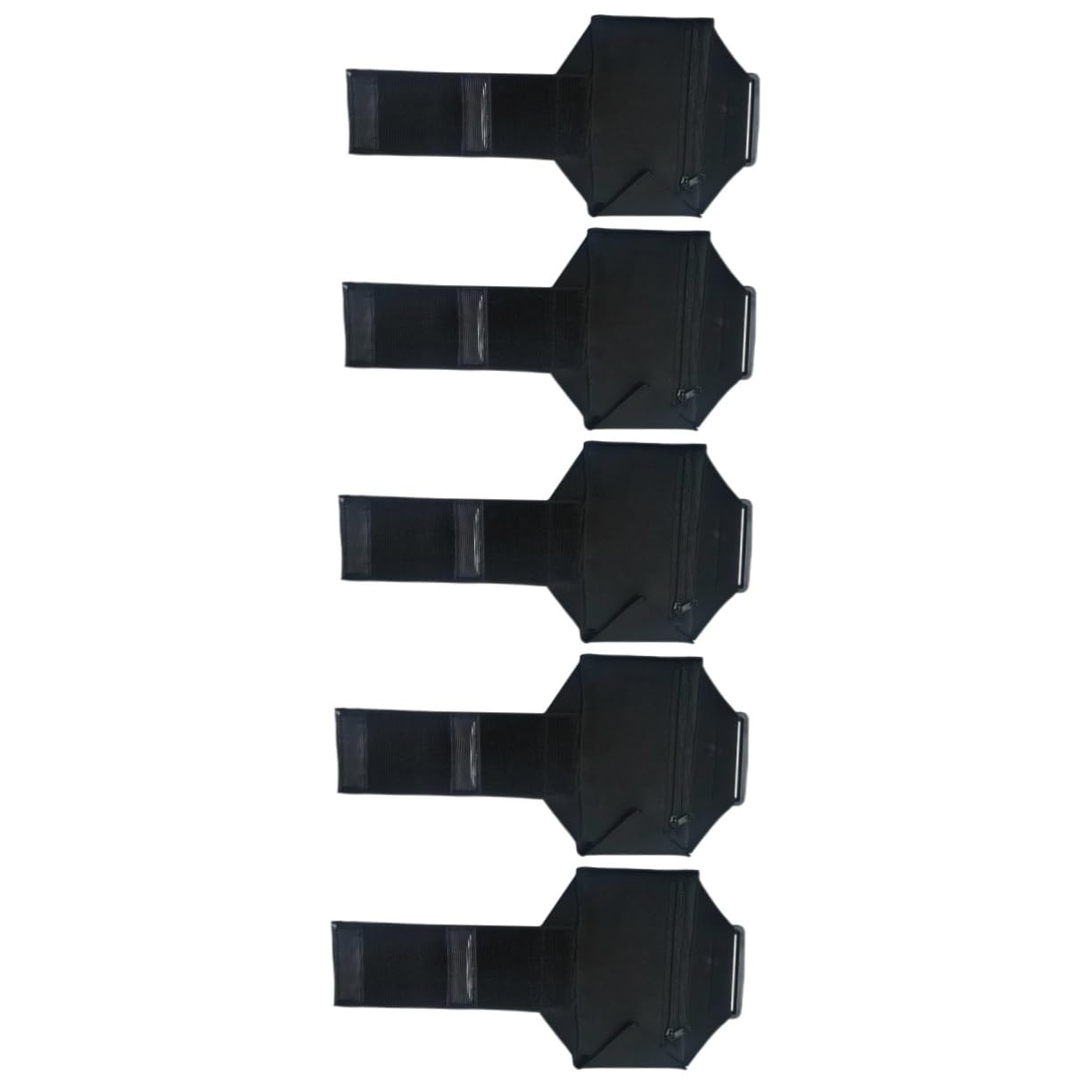 DOITOOL 5pezzi Marsupio Multifunzionale Per Telefonini Braccio Per e Allenamento Resistente e Per Jogging Attività Outdoor Colore Nero