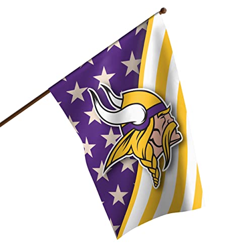 FOCO NFL Double Sided Team Logo Vertical Flag (40" x 28")