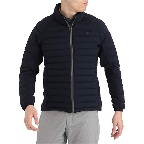 [ミズノ] ゴルフウェア ブルゾン テックフィル ムーブウォーマー ブレスサーモ(発熱素材) 中綿入り ストレッチ素材 52ME9504 メンズ ディープネイビー 日本 XL (日本サイズ2L相当)