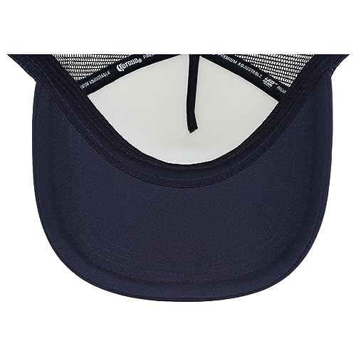 Corona Boné Snapback Ajustável Beer Trucker, Azul-marinho/branco, Tamanho Único