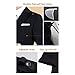 Plavict Boys Suit Black Slim Fit Size 2 Little Boy Formal Suits for Kids Toddler Tuxedo Dresswear Ring Bearer Outfit Wedding Tuxedo Set Children's Dress Clothes 5-Piece trajes para niños