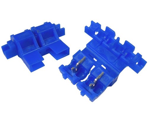 Pico 0972PT 20 Amp Max Self-Stripping in-Line Fuse Holder for ATC/ATO Blade Type Fuses Blue 2 Per Package