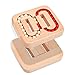Planar Ball Wooden Toy, Wooden Luban Lock Maze Game Puzzle Toy, Science Education Lock Unlock Planar Ball Maze Game for Adult Kids Science Education