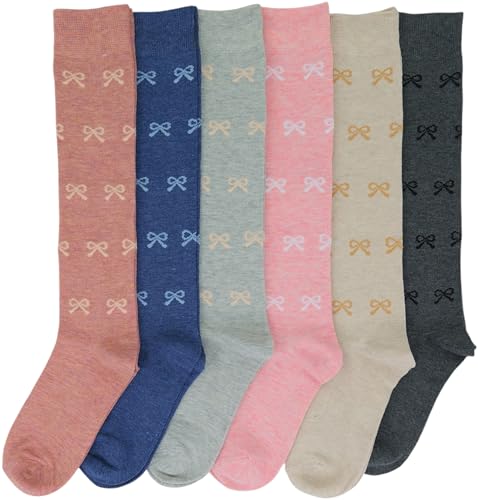 Image of ToBeInStyle Women's Pack of 6 or 12 Knee High Socks