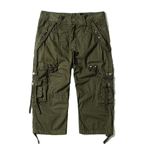 Pantalon court pour homme style militaire idéal pour les randonnées et sorties d'été