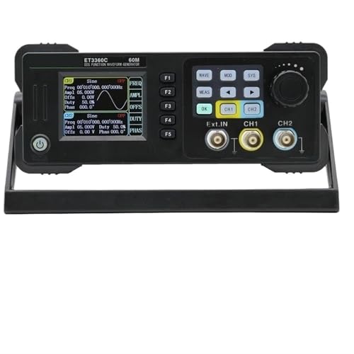 60MHz 40MHz 20MHz 2チャンネル DDS ファンクション信号発生器 任意波パルス信号源 100M 周波数カウンター 200MSa/s DIY 使いやすい(ET3320C-20MHz)