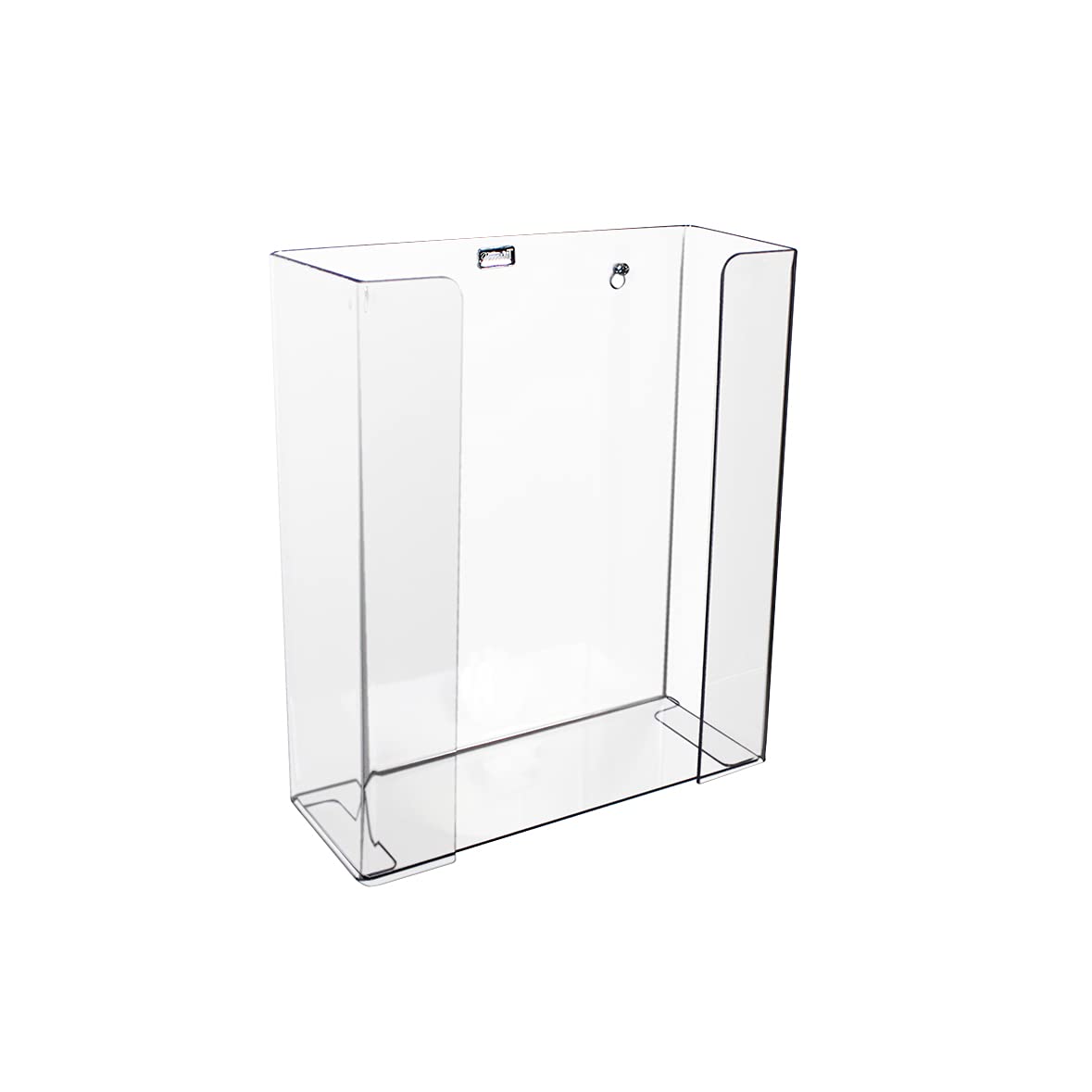 TrippNT 50309 Clear PETG Double Stack Tri-Fold Paper Towel Dispenser Holder, 10.5" W x 13" H x 3.75" D