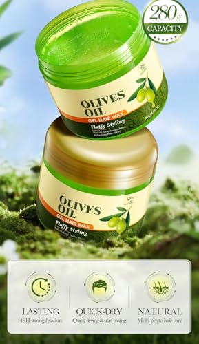Cera para cabello con aceite de oliva y aloe vera 280g miniatura 5