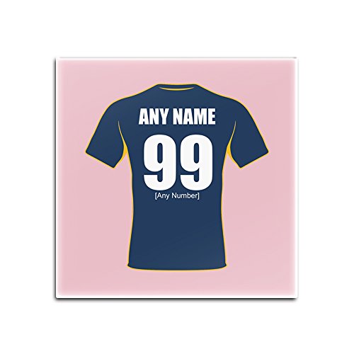 Dessous de verre en bois brillant Worcester Warriors design rugby premium - 2