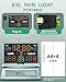 LED Basketball Scoreboard with Shot Clock, Large Digital Scoreboard with Control Panel & Remote & Tripod Multi-Purpose Electronic Scoreboard with Seven Scoring Modes