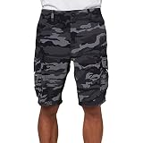 Mens Gi Jack Traveler 5 Hybrid Shorts, Black Camo, 34