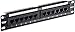 TRENDnet 12-Port Cat6 Unshielded Patch Panel, TC-P12C6, 10 Inch Wide, 12 x Gigabit RJ-45 Ethernet Ports, Metal Housing, 250MHz Connection, Color-Coded Labeling for T568A & T568B Wiring, Port Labels