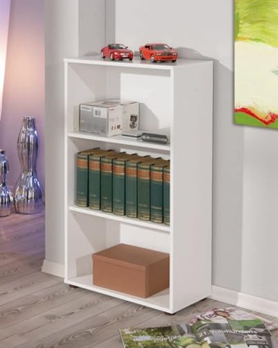 Archivador de estantería – armario abierto blanco - imagen 2