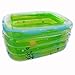 Produktbild Lyy Badewanne verdickte Isolierung Vier Ring rechteckig Baby aufblasbare Schwimmbecken zu Hause Schwimmen (Farbe : B)